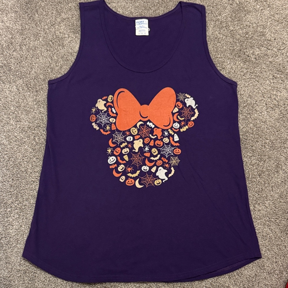 Halloween Minnie Tank Top